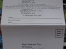 Warranty card exterior
