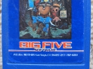 Picture label cart with blue plastic front