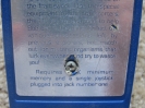 Text label cart back typical fading